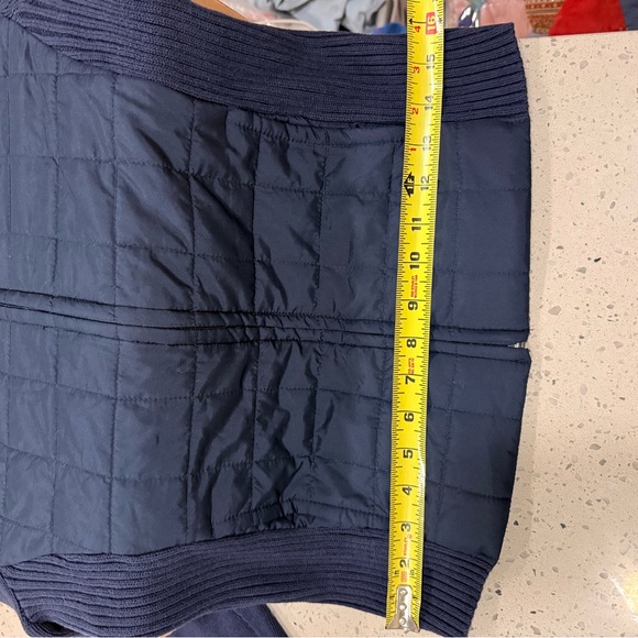 Croft & Barrow Dark Blue Quilted Sweater - Picture 9 of 10